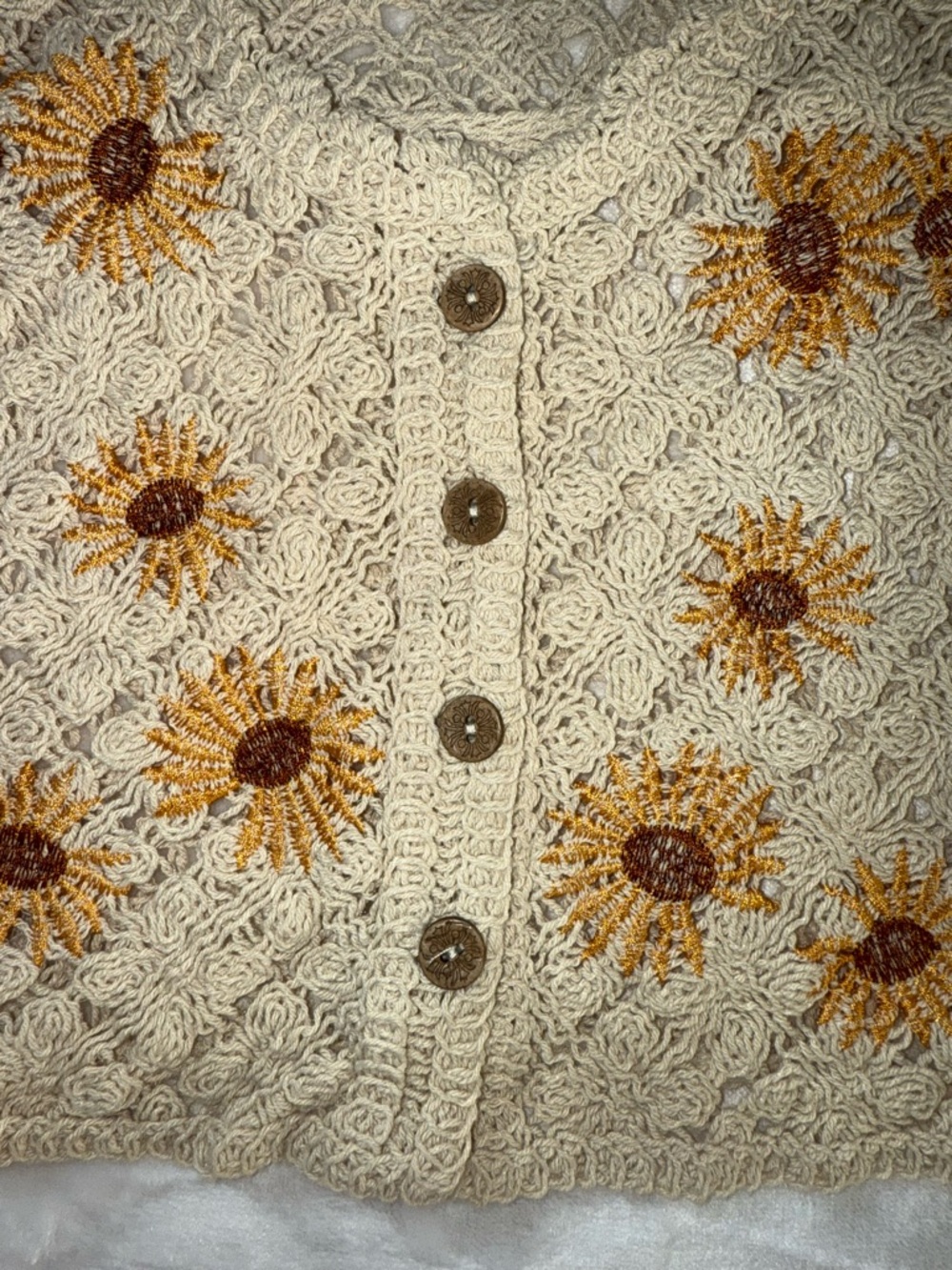 Rebellion Again Women Size S Vest Knit Embroidered Floral Cotton New Sleeveless - Picture 8 of 8